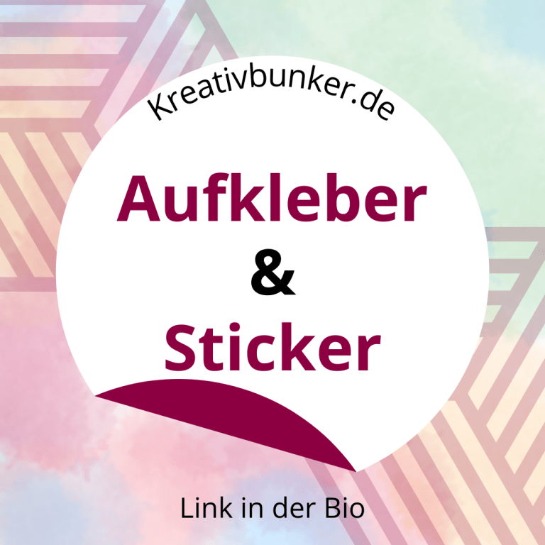 Aufkleber & Sticker Blogbeitrag