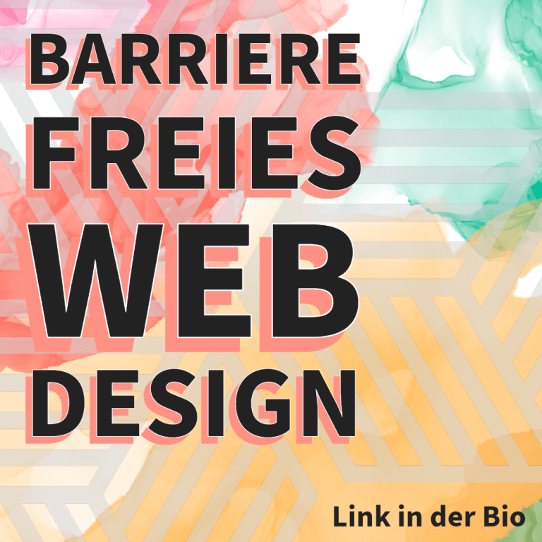 Barrierefreies Webdesign Instagram