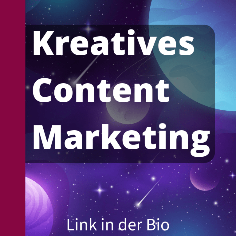 Kreatives Content-Marketing Instagram
